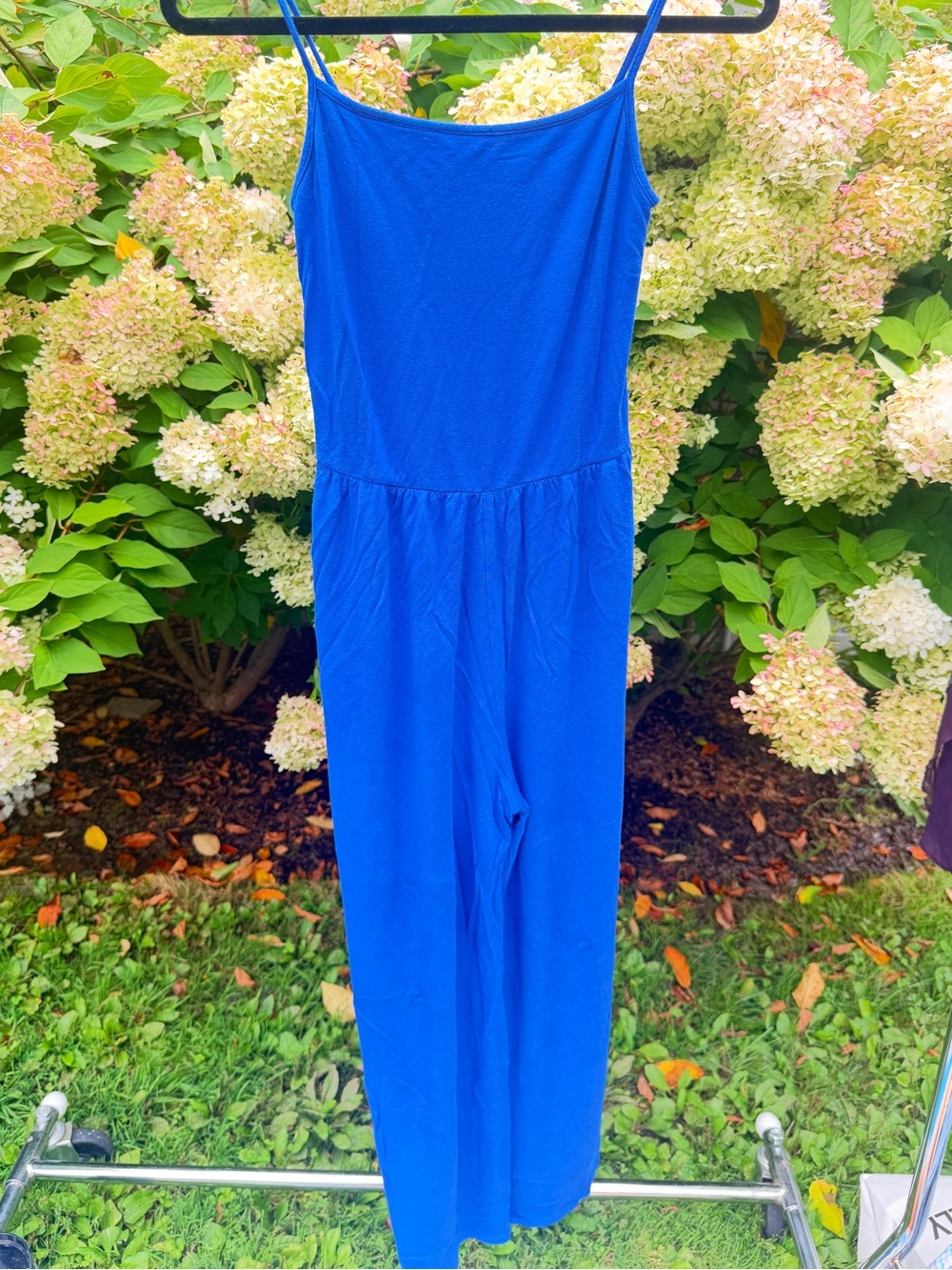 Girls Cobalt Blue Sleeveless One-Piece Bodysuit